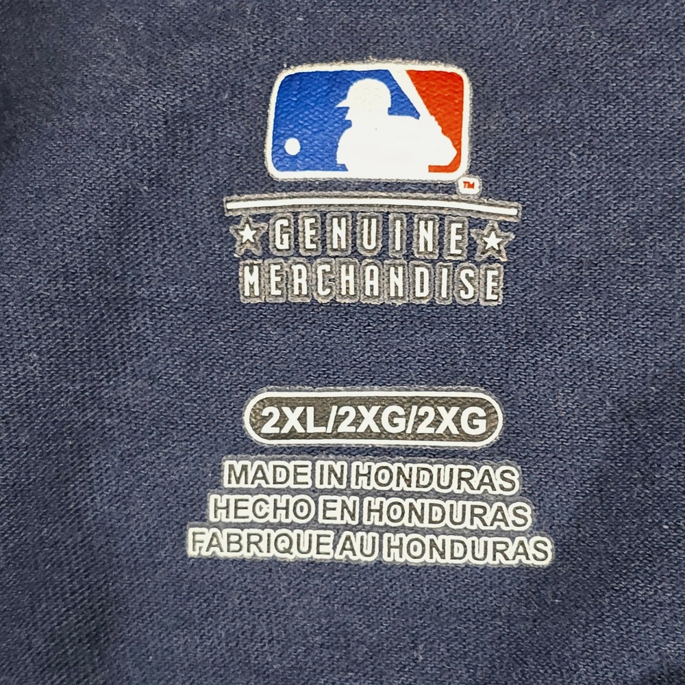 MLB Minnesota Twins Mens 2XL Navy Blue Baseball Graphic T-Shirt VF Imagewear - Picture 2 of 6